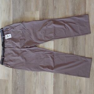 NWT Noukow Men's Belted Cargo Pants Brown Size 2XL